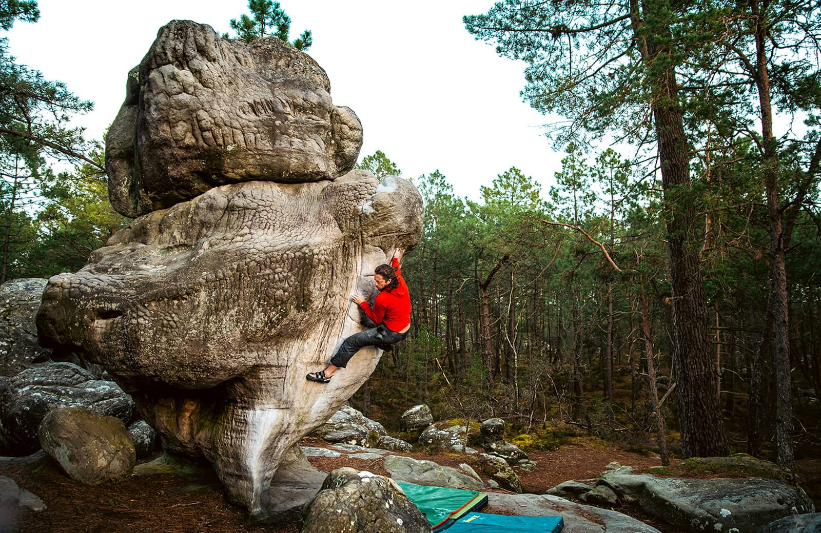 Climbing Fontainebleau- By Nathalie DuPre Commercial Photography